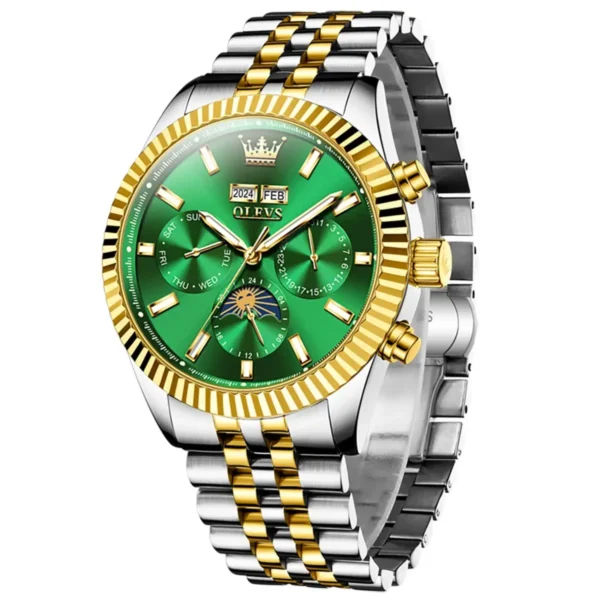 OLEVS 6688 Luxury Men Odm Luminous Odm Mechanical Moon Phase Watches Automatic Tourbillon Watch for Man