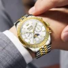 OLEVS 6688 Luxury Men Odm Luminous Odm Mechanical Moon Phase Watches Automatic Tourbillon Watch for Man