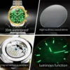 OLEVS 6688 Luxury Men Odm Luminous Odm Mechanical Moon Phase Watches Automatic Tourbillon Watch for Man