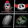 OLEVS 6779 Fashion Rubber Brand Waterproof Hollow Skeleton Luminous Automatic Mechanical Watch for Man