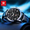 OLEVS 6785 Luminous Waterproof Luxury Watches Moon Phase Stainless Steel Automatic Mechanical Watch for Man