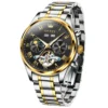 OLEVS 7005 Stainless Steel Hot Selling Styles Customized Luminous Watch Automatic Mechanical Watch for Man