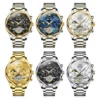 OLEVS 7005 Stainless Steel Hot Selling Styles Customized Luminous Watch Automatic Mechanical Watch for Man