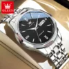 OLEVS 7056 Classic Business Design Automatic Classic Automatic Calendar Diamond Luminous Man Mechanical Watch