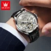 OLEVS 7103 Fashion Multi Functional Tourbillon Luminous Stainless Steel Automatic Mechanical Watch for Man