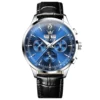 OLEVS 7128 Design Fashion Luxury Brands Waterproof Automatic Sports High Quality Man Mechanical Watch Silver-Blue