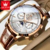 OLEVS 7128 Design Fashion Luxury Brands Waterproof Automatic Sports High Quality Man Mechanical Watch