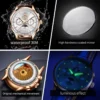 OLEVS 7128 Design Fashion Luxury Brands Waterproof Automatic Sports High Quality Man Mechanical Watch
