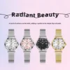OLEVS 7130 Luxury Waterproof Luminous Design Fashion Calendar Sports Watch Stainless Steel Lady Woman Watch