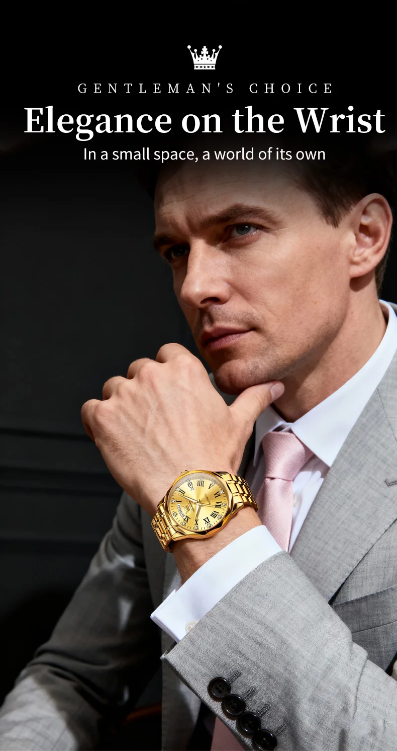 OLEVS 6780 Waterproof Luminous Luxury Men's Watches Automatic Mechanical Watch Waterproof Luminous Automatic Mechanical Watch 1