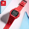 OLEVS 1122 Fashion Sports Youth Student Chronograph Multi-functional Watch Rubber Strap Man Digital Watch