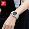 OLEVS 1122 Fashion Sports Youth Student Chronograph Multi-functional Watch Rubber Strap Man Digital Watch