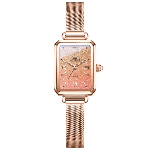 OLEVS 5705 Bands Luxury Designer Watch Bands Best-selling Styles Waterproof Luminous Lady Woman Quartz Watch Rose Pink