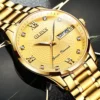 OLEVS 6603 Waterproof Luxury Watch Stainless Steel Classic Relojes Gold Watch for Man Mechanical Wrist Watch