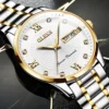 OLEVS 6603 Waterproof Luxury Watch Stainless Steel Classic Relojes Gold Watch for Man Mechanical Wrist Watch