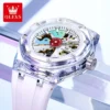 OLEVS 6788 Luxury Sports Brand Best-selling Styles Hollow Stainless Steel Automatic Mechanical Calendar Waterproof Man Watch