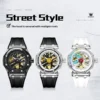 OLEVS 6788 Luxury Sports Brand Best-selling Styles Hollow Stainless Steel Automatic Mechanical Calendar Waterproof Man Watch