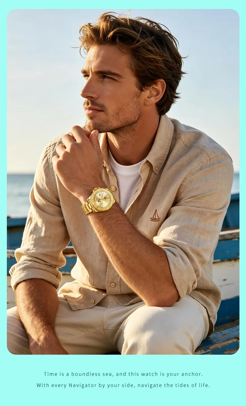 OLEVS 2720 Luxury Brand Fashion Sports Diving Calendar Classic Stainless Steel Waterproof Luminous Quartz Watch 4