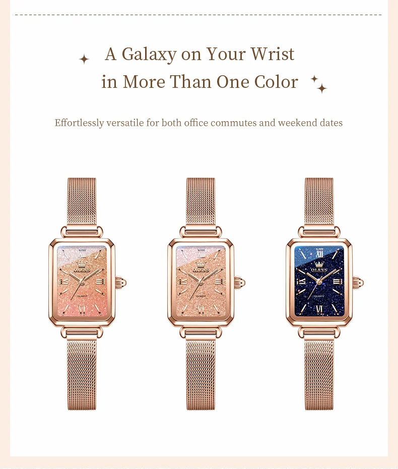 OLEVS 5705 Bands Luxury Designer Watch Bands Best-selling Styles Waterproof Luminous Lady Woman Quartz Watch 10